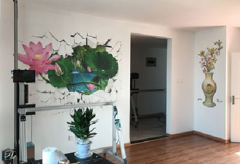  大英墙体彩绘相比墙纸的优势。