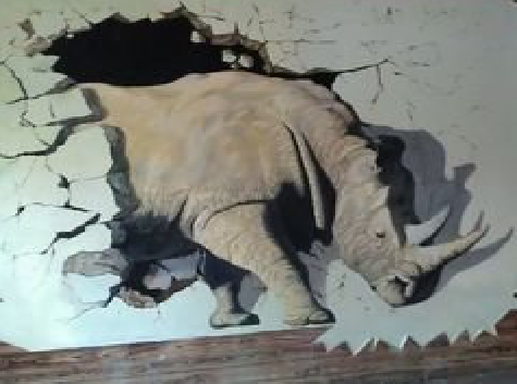  大英在墙绘中，如何绘制3D效果？