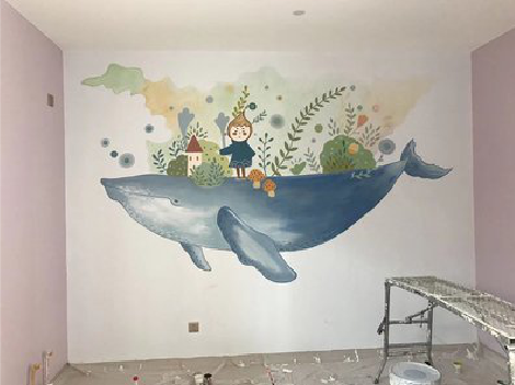  大英手绘墙的特点及优势。